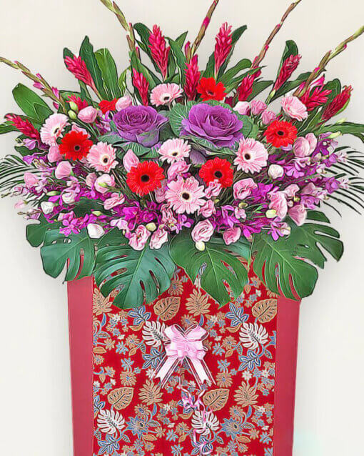 congratulatory flower stand